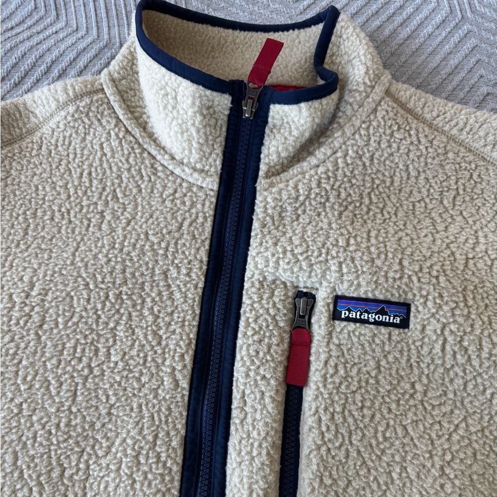 Men’s Patagonia Retro Pile Fleece Quarter Zip in El Cap Khaki